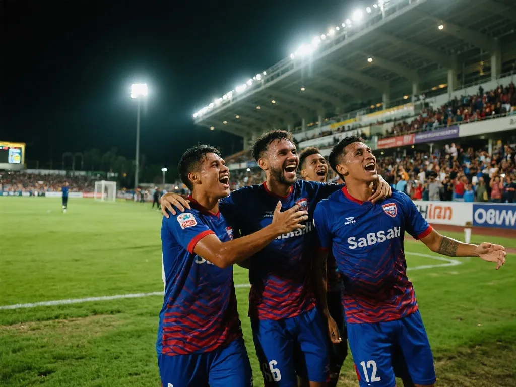 夜色下的Likas：Sabah FC点燃本地足球激情